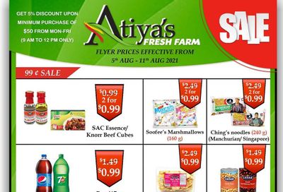 Atiya's Fresh Farm Flyer August 5 to 11