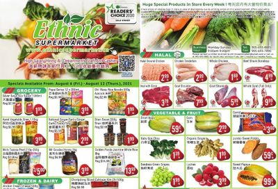 Ethnic Supermarket Flyer August 6 to 12