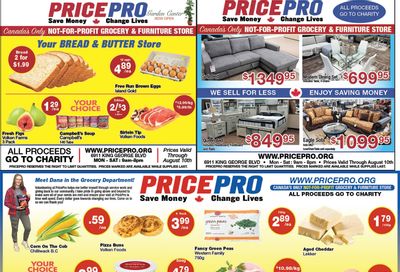 Price Pro Flyer August 4 to 10