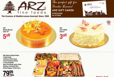 Arz Fine Foods Flyer August 6 to 12