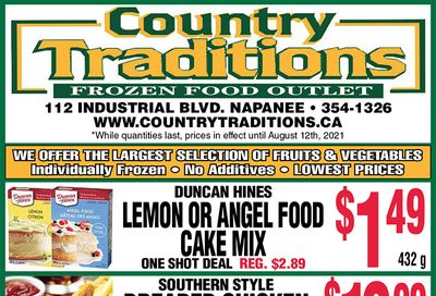 Country Traditions Flyer August 5 to 12