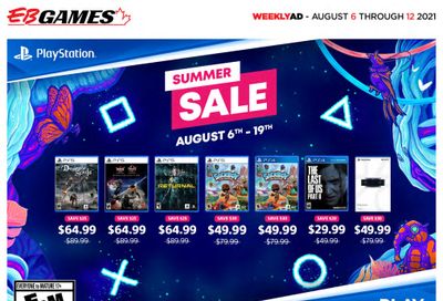 EB Games Flyer August 6 to 12