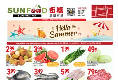 Sunfood Supermarket Flyer August 6 to 12