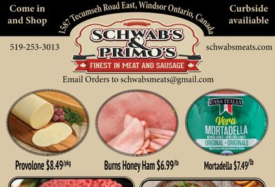 Schwab's & Primo's Flyer August 10 to 14