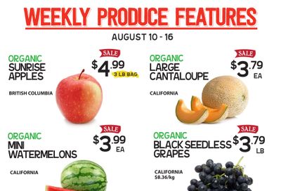 Pomme Natural Market Flyer August 10 to 16