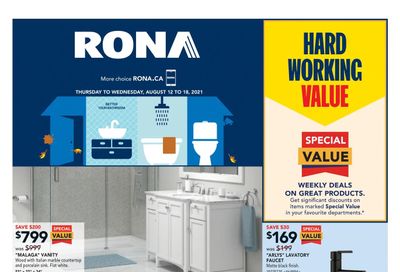 Rona (ON) Flyer August 12 to 18