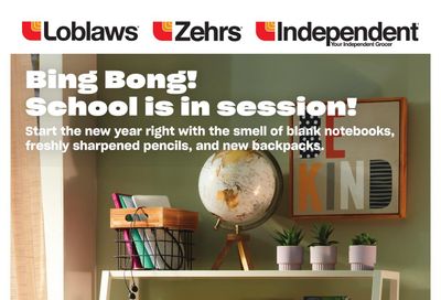 Loblaws (ON) Back to School Flyer August 12 to September 8