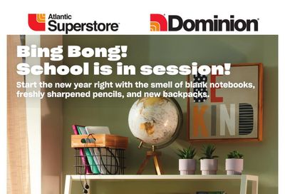 Atlantic Superstore Back to School Flyer August 12 to September 8