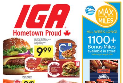 IGA (West) Flyer August 12 to 18