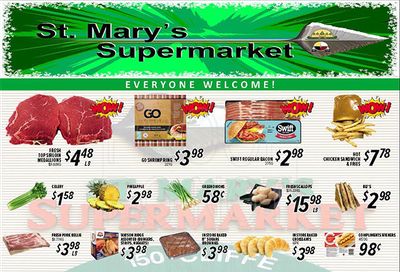 St. Mary's Supermarket Flyer August 11 to 17