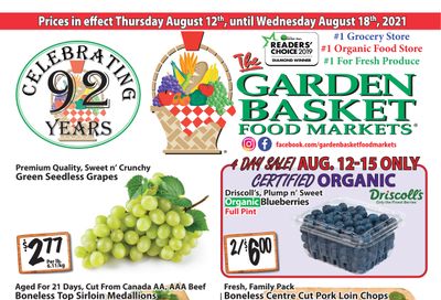 The Garden Basket Flyer August 12 to 18