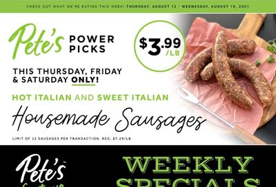 Pete's Fine Foods Flyer August 12 to 18