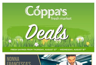 Coppa's Fresh Market Flyer August 12 to 18