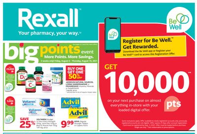 Rexall (West) Flyer August 13 to 19