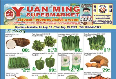 Yuan Ming Supermarket Flyer August 13 to 19