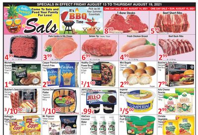 Sal's Grocery Flyer August 13 to 19