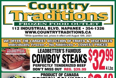 Country Traditions Flyer August 12 to 19