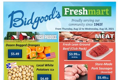 Bidgood's Flyer August 12 to 18