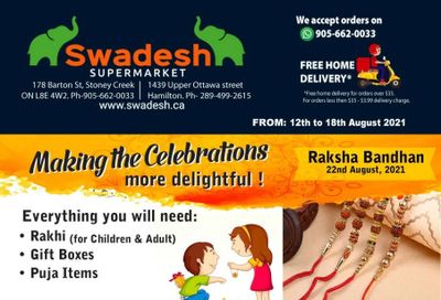 Swadesh Supermarket Flyer August 12 to 18