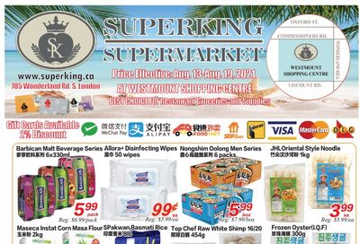 Superking Supermarket (London) Flyer August 13 to 19