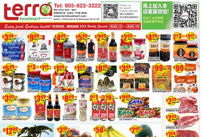 Terra Foodmart Flyer August 13 to 19