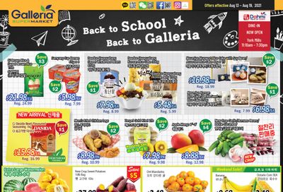 Galleria Supermarket Flyer August 13 to 19