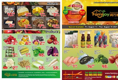 Famijoy Supermarket Flyer August 13 to 19