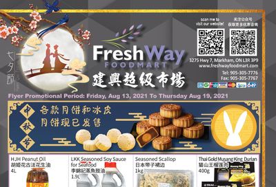 FreshWay Foodmart Flyer August 13 to 19