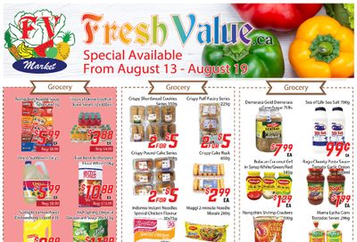 Fresh Value Flyer August 13 to 19