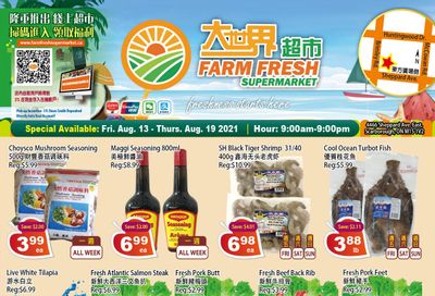 Farm Fresh Supermarket Flyer August 13 to 19