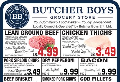 Butcher Boys Grocery Store Flyer August 13 to 19