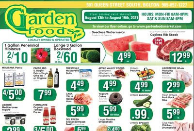 Garden Foods Flyer August 13 to 19