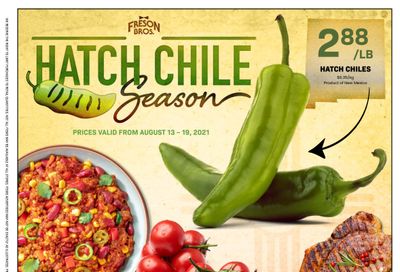 Freson Bros. Flyer August 13 to 19