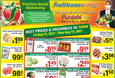 Fruiticana (Calgary) Flyer August 13 to 19