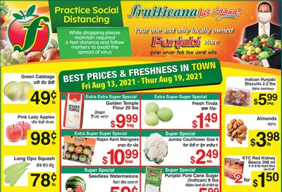 Fruiticana (Edmonton) Flyer August 13 to 19