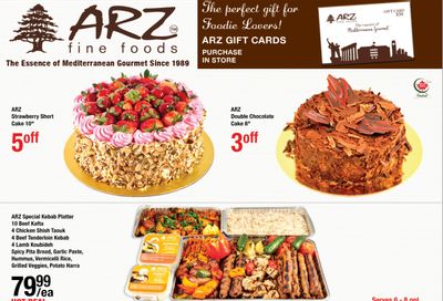 Arz Fine Foods Flyer August 13 to 19
