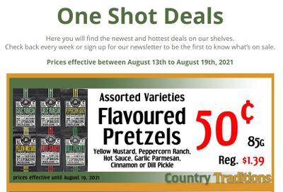 Country Traditions One-Shot Deals Flyer August 13 to 19