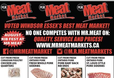 M.R. Meat Market Flyer August 14 to 21