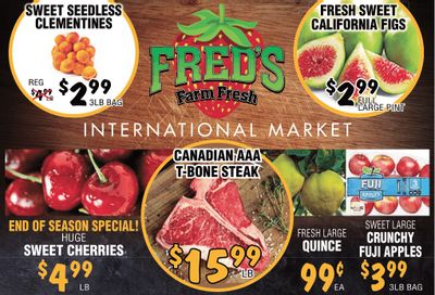 Fred's Farm Fresh Flyer August 11 to 17