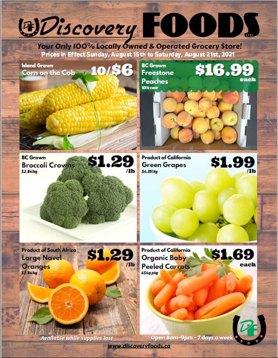 Discovery Foods Flyer August 15 to 21