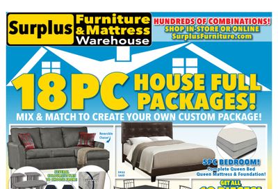 Surplus Furniture & Mattress Warehouse (Thunder Bay) Flyer August 16 to 29