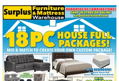 Surplus Furniture & Mattress Warehouse (St. John's) Flyer August 16 to 29