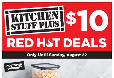Kitchen Stuff Plus Red Hot Deals Flyer August 16 to 22