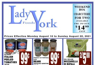 Lady York Foods Flyer August 16 to 22
