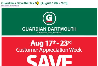Guardian (Dartmouth Gate) Flyer August 17 to 23