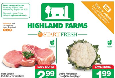 Highland Farms Flyer August 19 to 25