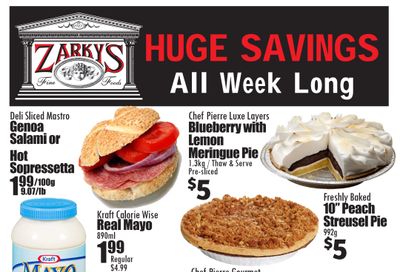 Zarky's Flyer August 18 to 24