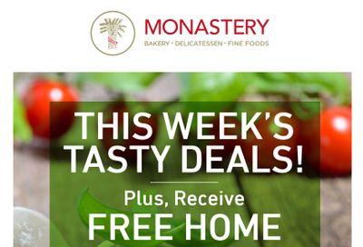Monastery Bakery Flyer August 18 to 25