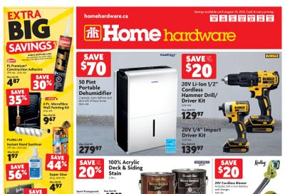 Home Hardware (Atlantic) Flyer August 19 to 25