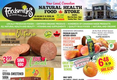 Foodsmiths Flyer August 19 to 26